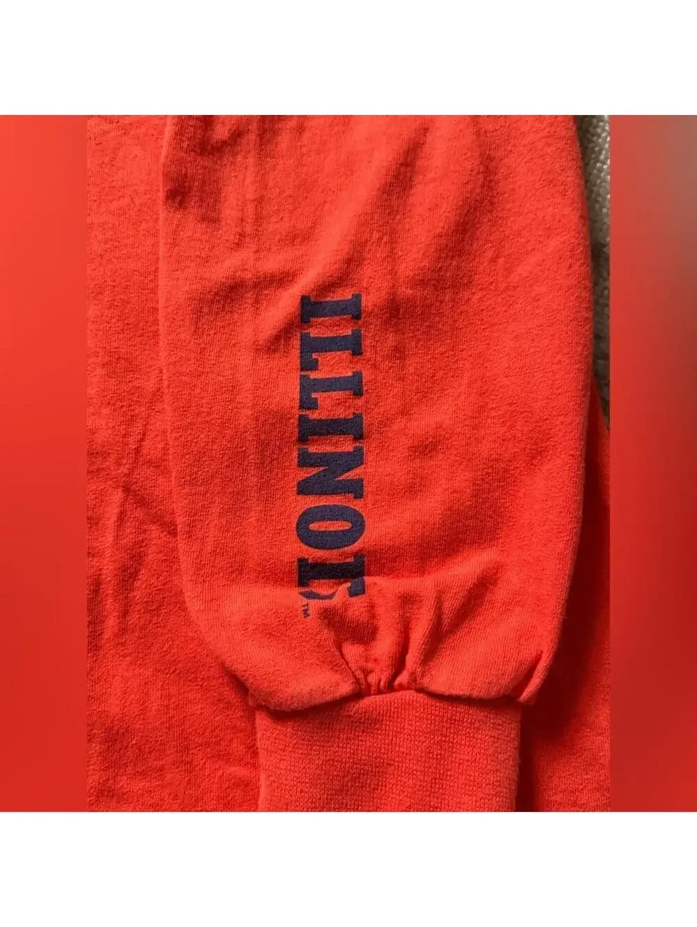Vintage Nike Team University of Illinois orange long sleeved T-shirt XL